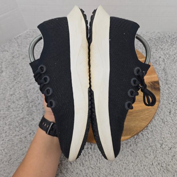 Allbirds Mens 9 Tree Dasher II 2 TD2 Black White Athletic Gym Daily Running Shoe - Picture 7 of 13
